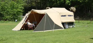 Livingstone River Lodge groene tent
