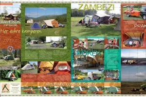 Aart Kok Zambezi tenttrailer brochure 2009