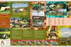 Aart Kok Tenttrailer 2008 Landkaart folder kopen