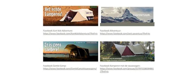 Facebook Aart Kok en Combi-Camp vouwwagens kopen