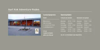Openingstijden Aart Kok Adventure Roden