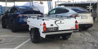 Aart Kok Zambezi model Z vouwwagen in Noorwegen