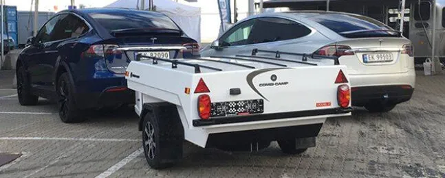 Aart Kok Zambezi model Z vouwwagen in Noorwegen