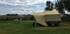 Aart Kok Zambezi tenttrailer op camping de Horizon in Schoorl