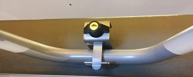 Zambezi softtop lock slot op het bed in de vouwwagen