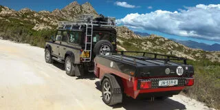 Zambezi River Lodge hardtop vouwwagen op Corsica