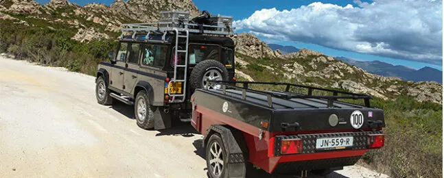 Zambezi River Lodge hardtop vouwwagen op Corsica