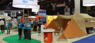Aart Kok Adventure vouwwagens op de beurs