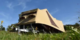 Aart Kok Adventure Tuareg vouwwagen op de camping