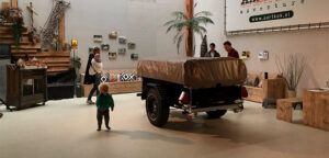 Aflevering van Aart Kok Kariba Tent & Trailer Off-Road vouwwagen