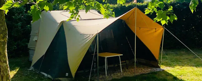 Aart Kok Kavango vouwwagen op camping