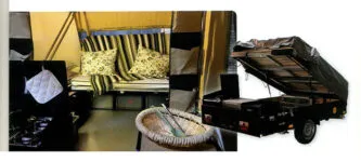 Aart Kok loungebank voor vouwwagens in CampingLIfe Magazine