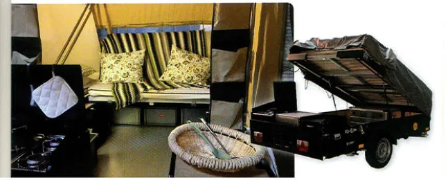 Aart Kok loungebank voor vouwwagens in CampingLIfe Magazine