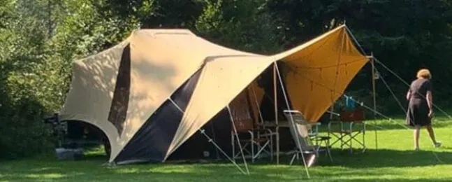Aart Kok Tuareg vouwwagen op camping