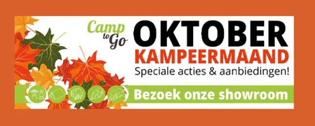 banner kampeermaand