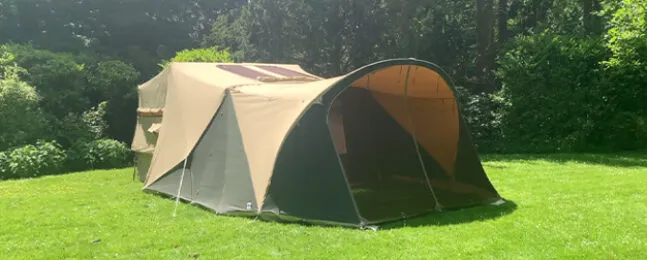 Aart Kok Kavango vouwwagen met boogluifel