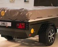 Zambezi River Lodge LTD Olijfgroen tenttrailer