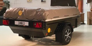 Zambezi River Lodge LTD Olijfgroen tenttrailer