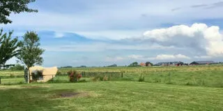 Aart Kok Zambezi River Lodge tenttrailer op de camping