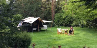 Aart Kok Zambezi tenttrailer op de camping