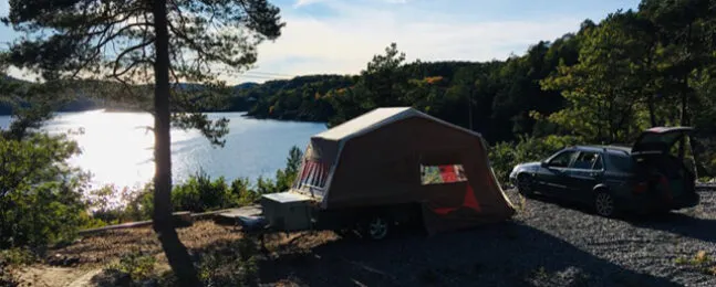 Aart Kok Zambezi Original tenttrailer Noorwegen