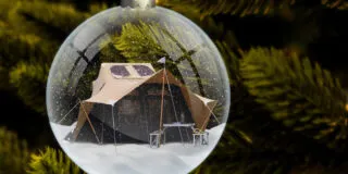 Aart Kok vouwwagen kerstkaart