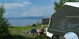 Aart Kok Zambezi tenttrailer in Noorwegen