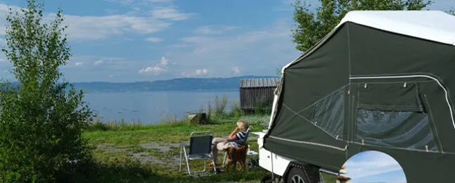 Aart Kok Zambezi tenttrailer in Noorwegen
