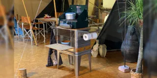 Dutch Outdoor Camp kitchen bij Aart Kok Adventure vouwwagens