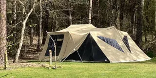 River Lodge Classic met voorwand vouwwagen