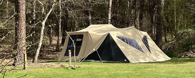 River Lodge Classic met voorwand vouwwagen