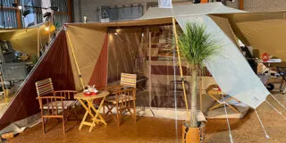 Aart Kok River Camp vouwwagen met horgaas voorwand