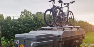 Aart Kok Zambezi vouwwagen met allesdrager en fietsendrager