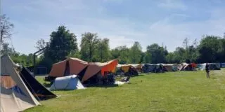 Klapweekend van de vouwwagenclub