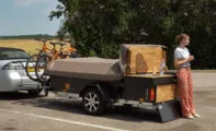 Livingstone onderweg met keuken