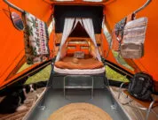 Daarom Aart Kok Zambezi Tuareg tenttrailer interieur