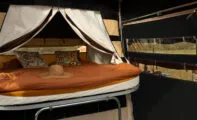 Aart Kok Zambezi River Lodge tenttrailer interieur