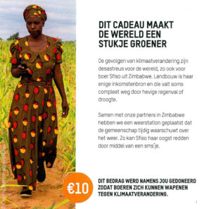 Oxfam Novib de wereld een stukje groener belofte